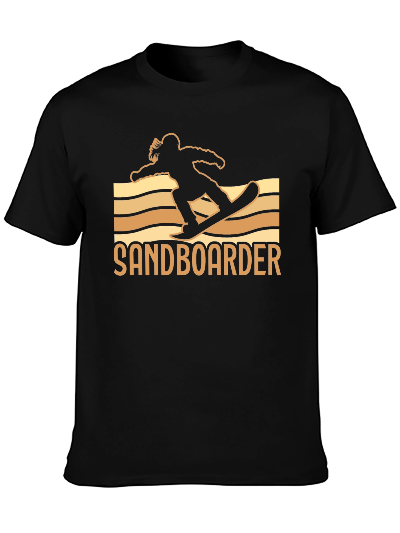 Sandboarder Black T-Shirt
