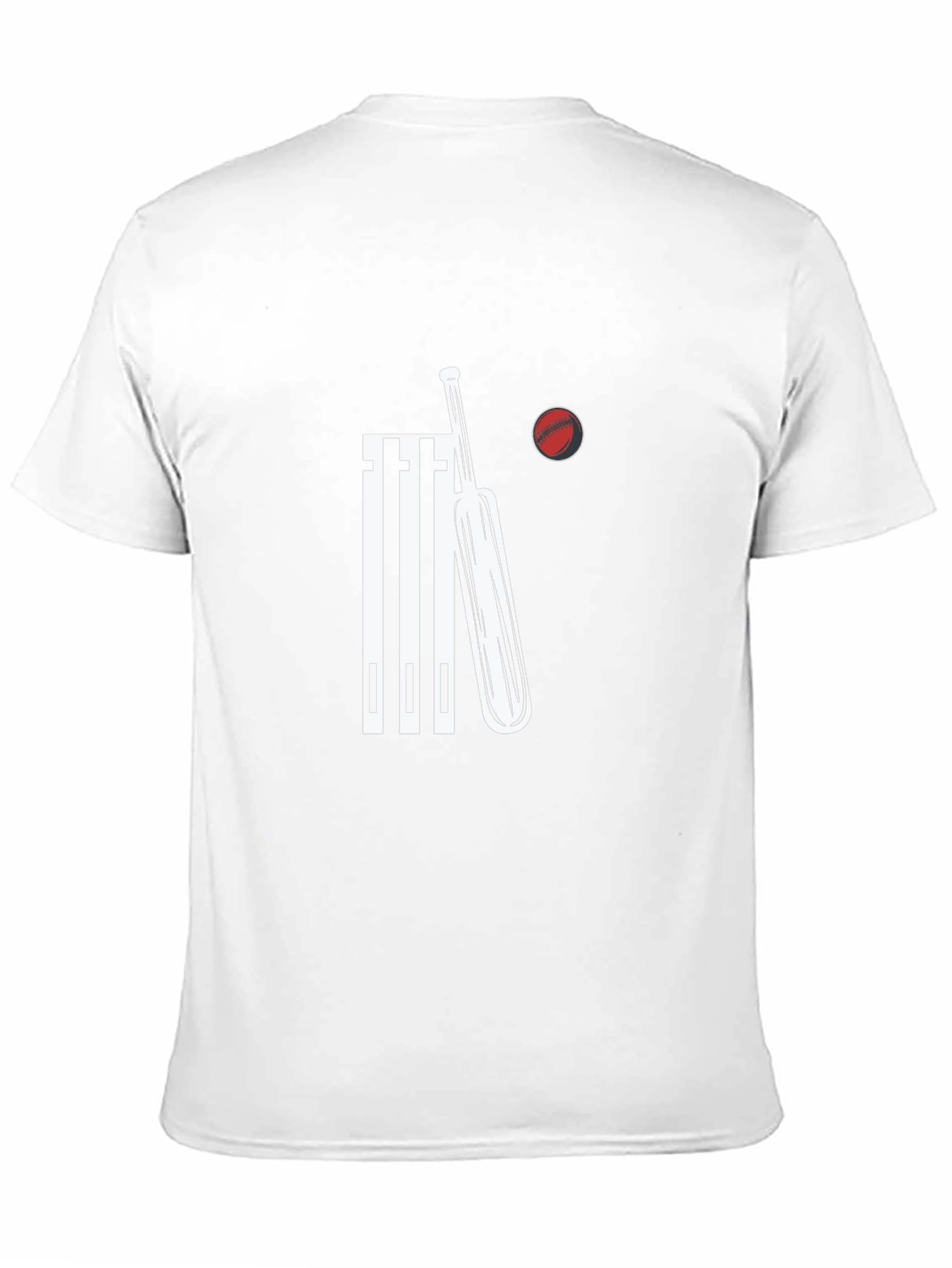 Cricket Bat and Wickets T-Shirt