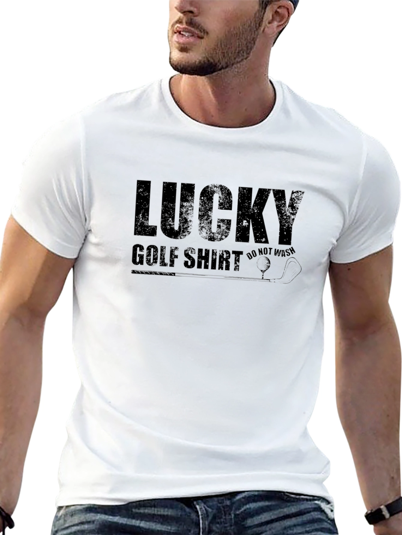 Lucky Golf Shirt - Black T-Shirt