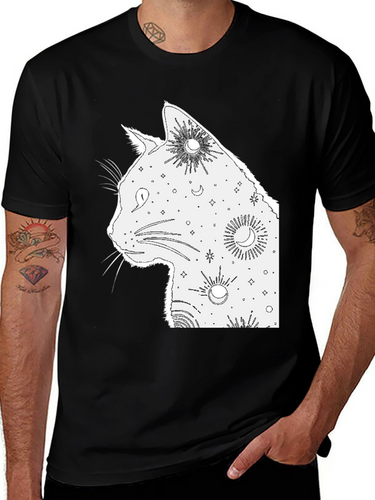 Celestial Cat T-Shirt - Stylish & Unique Design