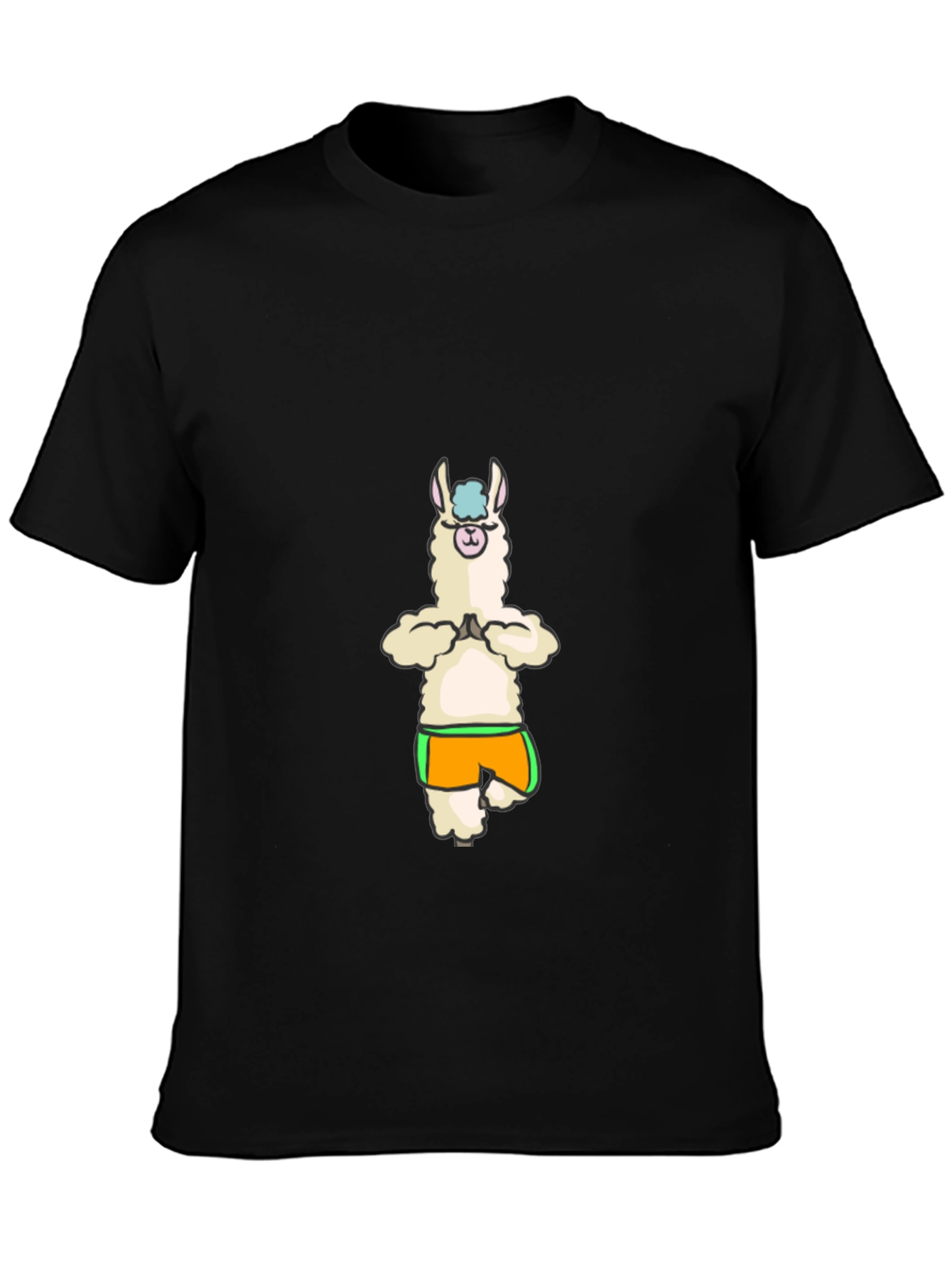 Yoga Llama T-Shirt - Funny Meditating Alpaca Tee