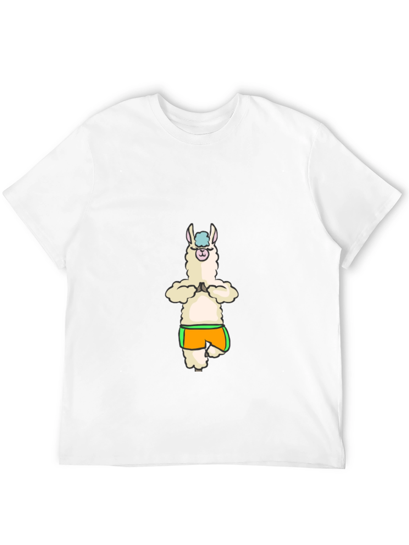 Yoga Llama T-Shirt - Funny Meditating Alpaca Tee