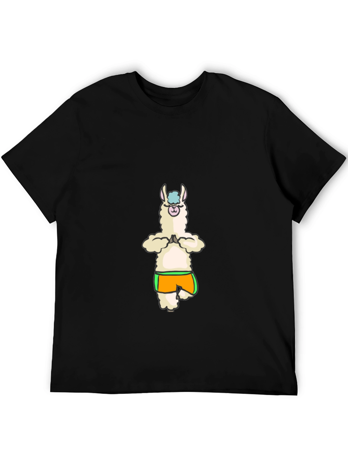 Yoga Llama T-Shirt - Funny Meditating Alpaca Tee
