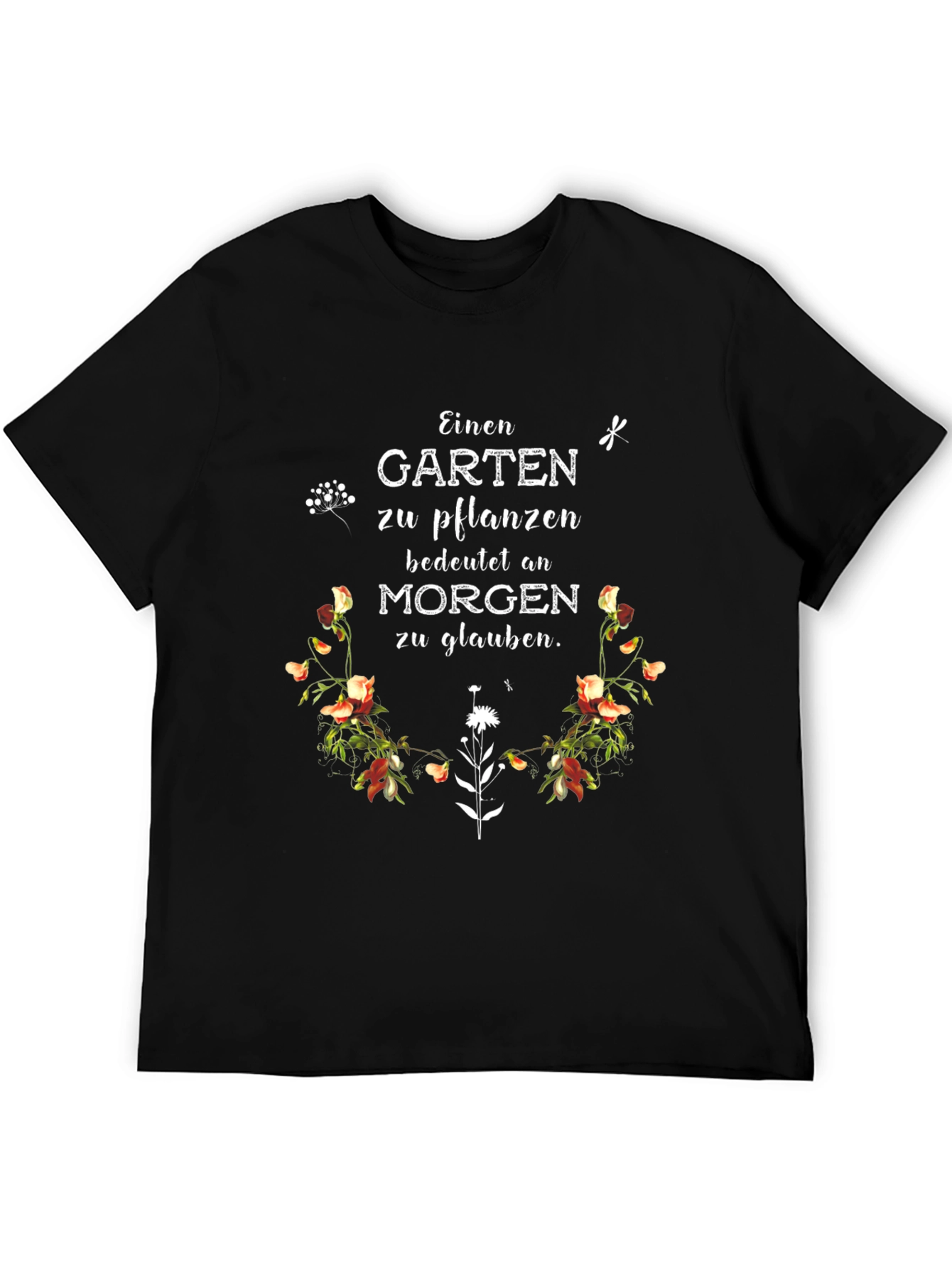 Floral Garden Quote T-Shirt