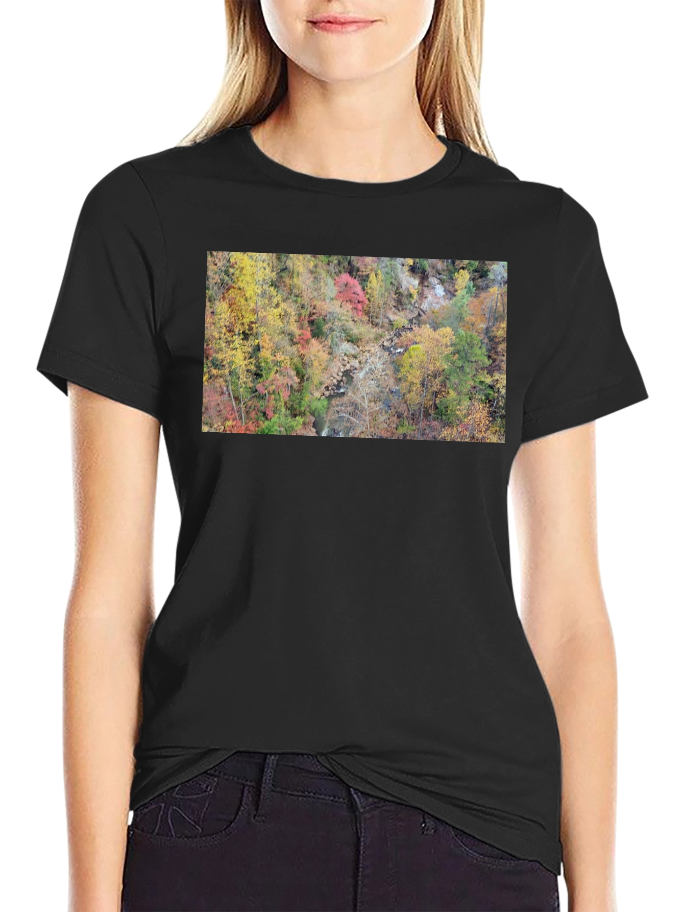 Autumn Forest Stream T-Shirt