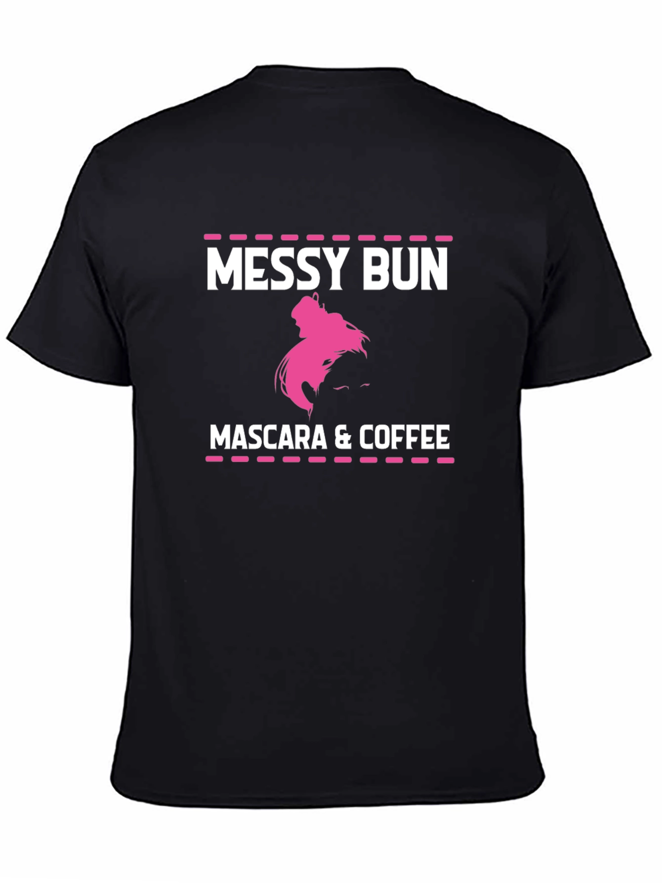 Messy Bun Mascara & Coffee T-Shirt