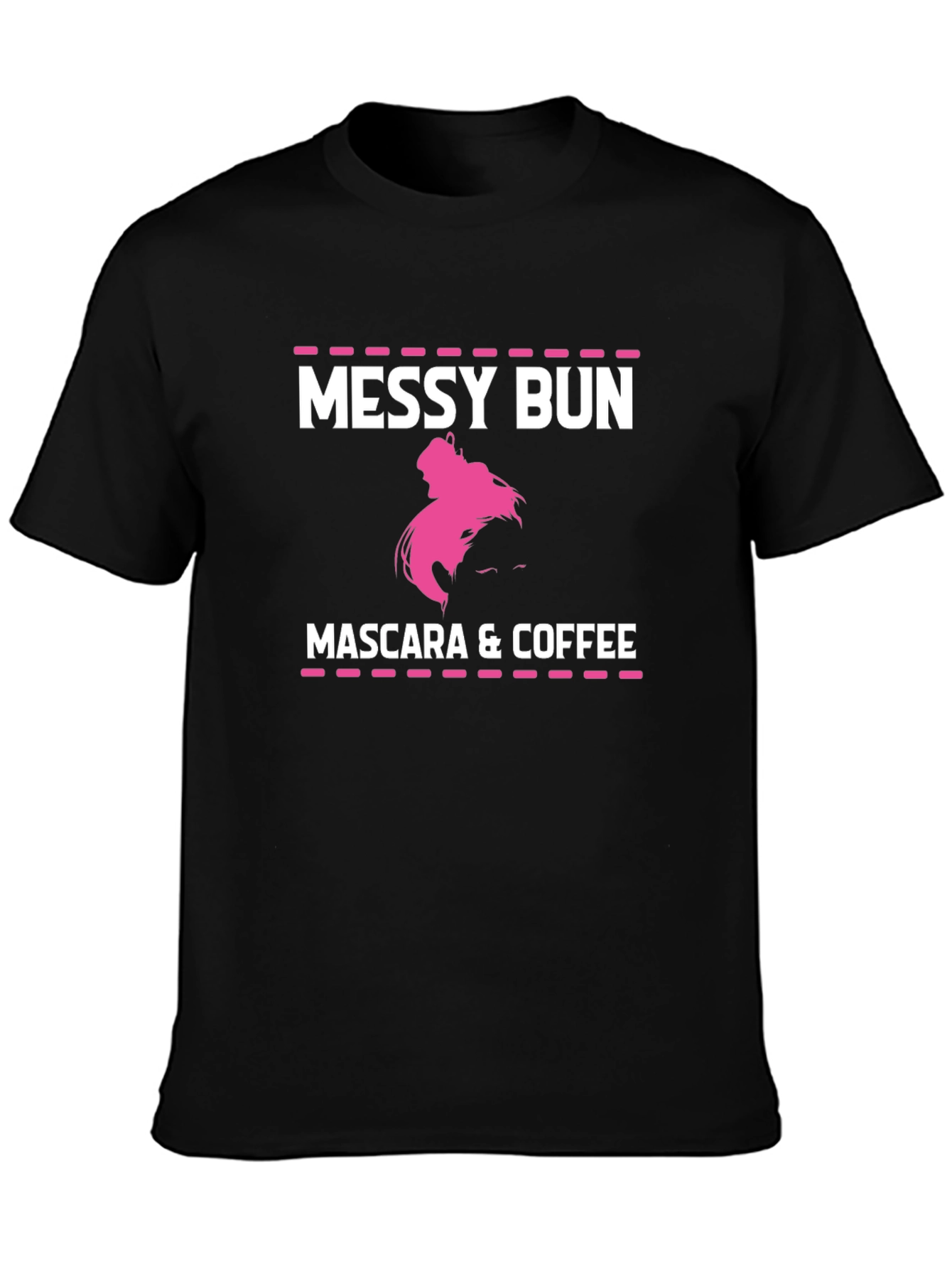 Messy Bun Mascara & Coffee T-Shirt