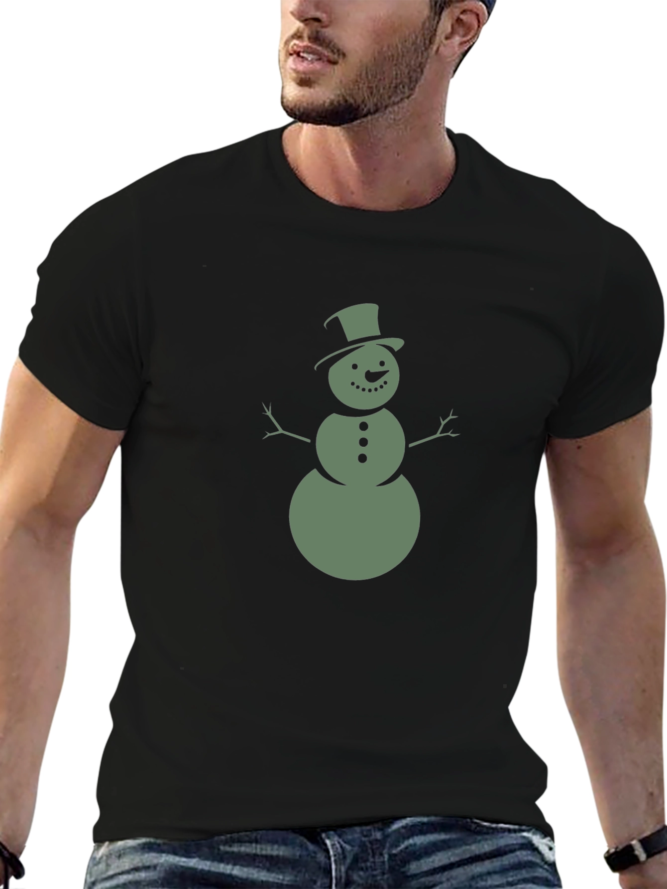 Snowman Graphic Tee - Holiday Fun!