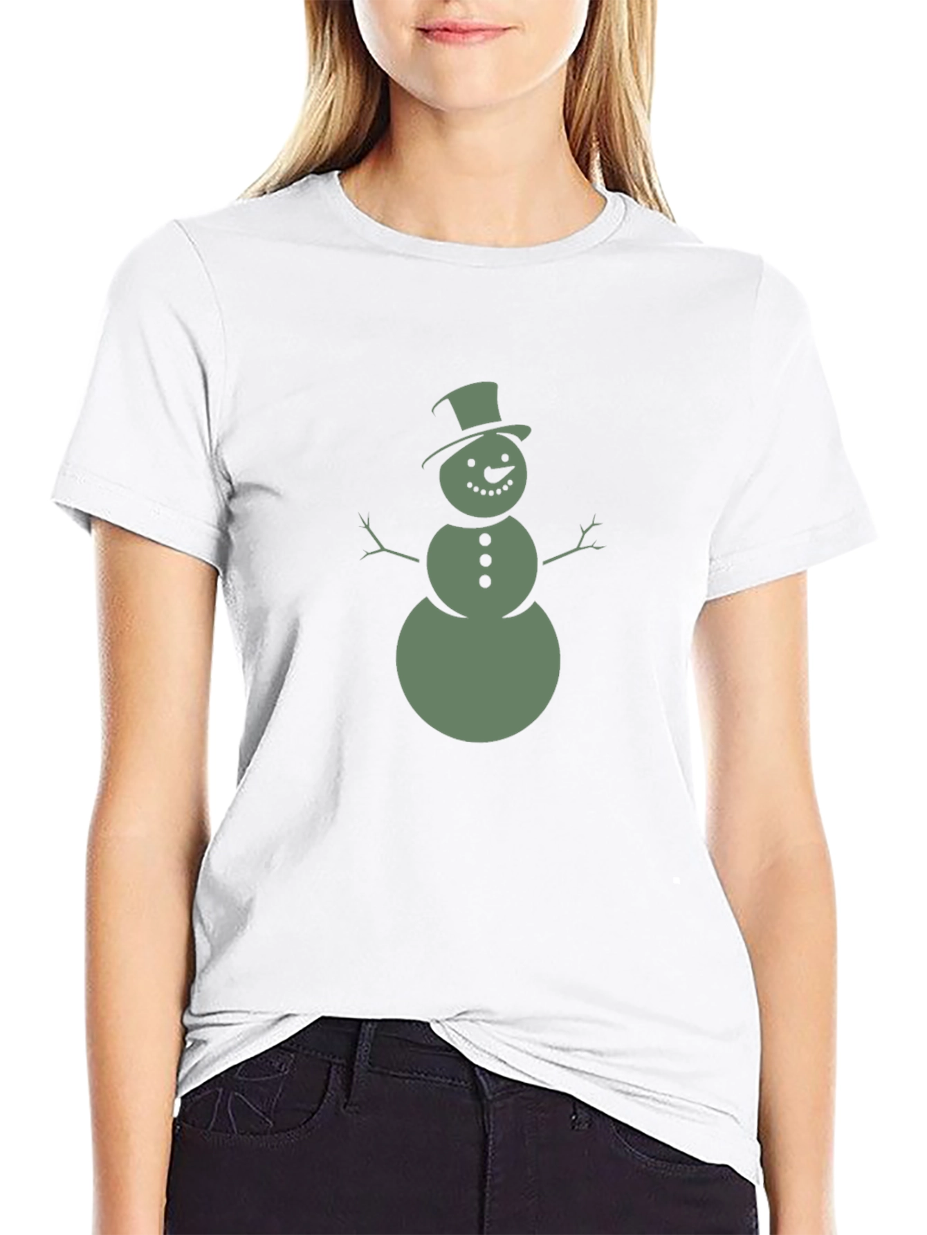 Snowman Graphic Tee - Holiday Fun!