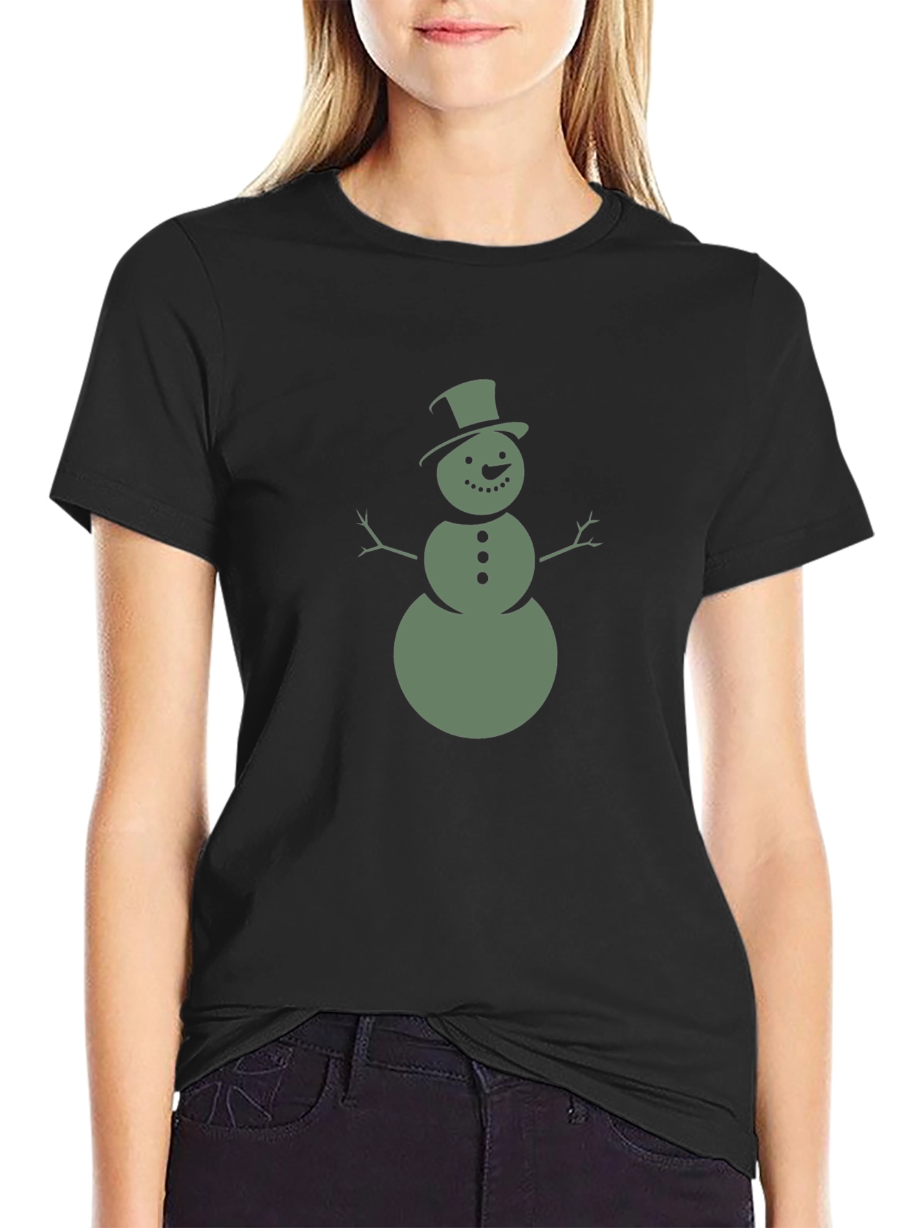 Snowman Graphic Tee - Holiday Fun!