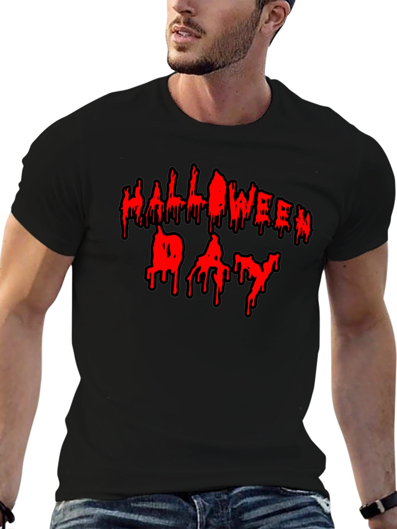 Halloween Day Drip Graphic Tee