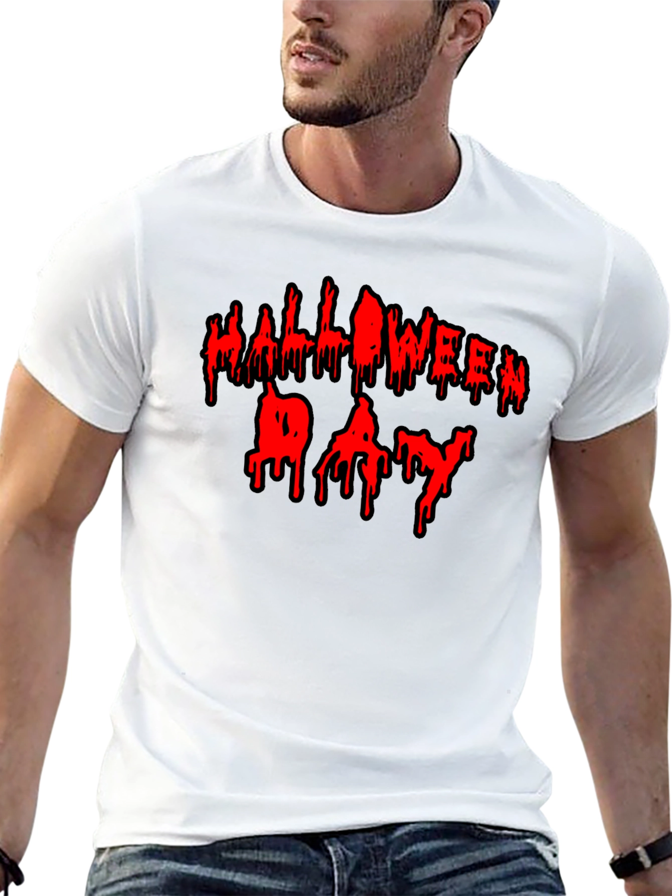 Halloween Day Drip Graphic Tee