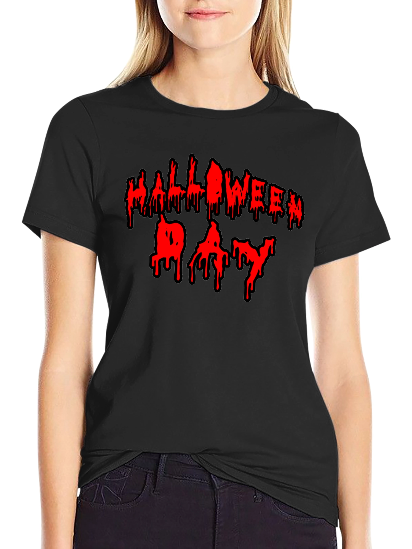 Halloween Day Drip Graphic Tee