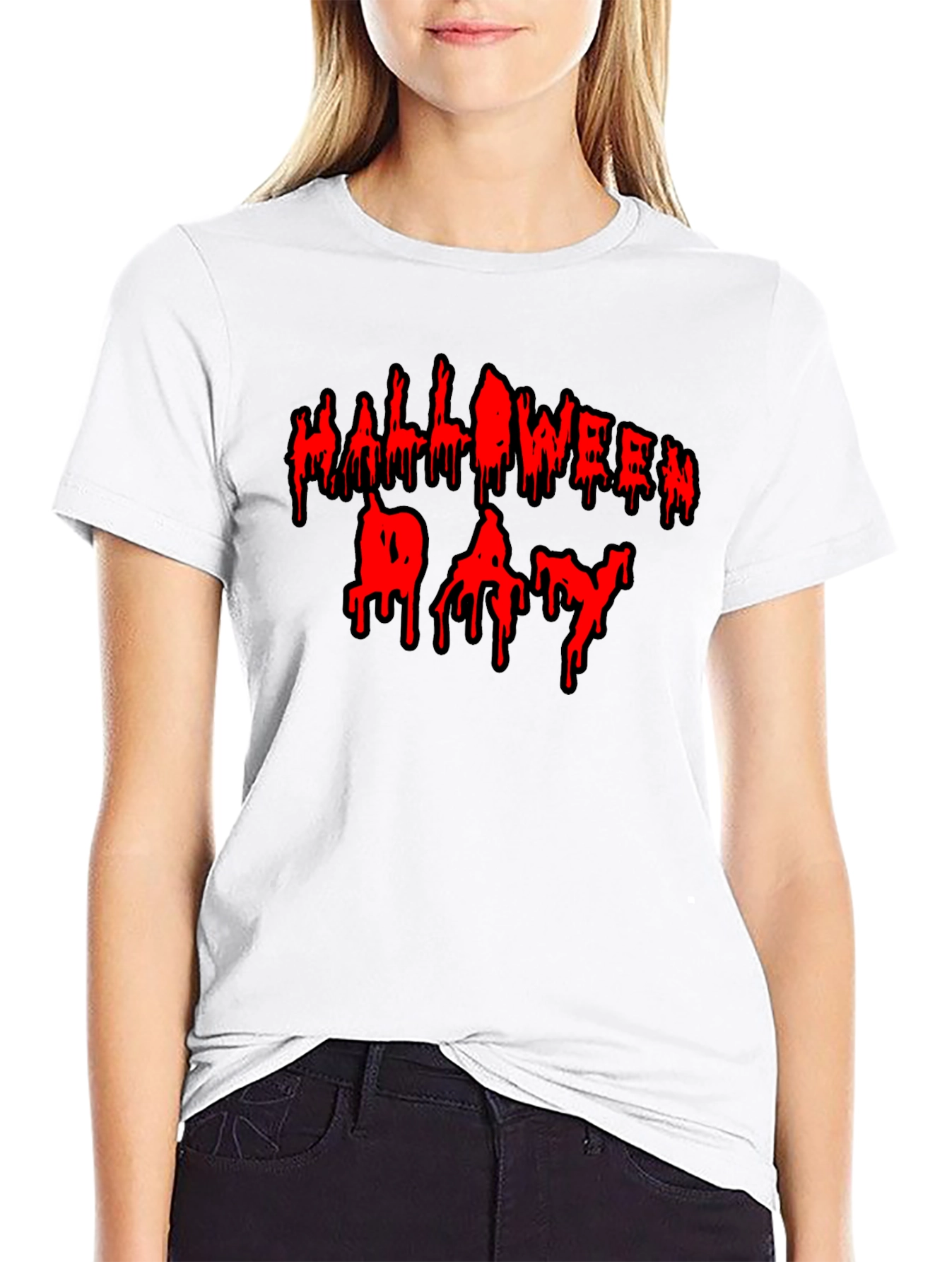 Halloween Day Drip Graphic Tee