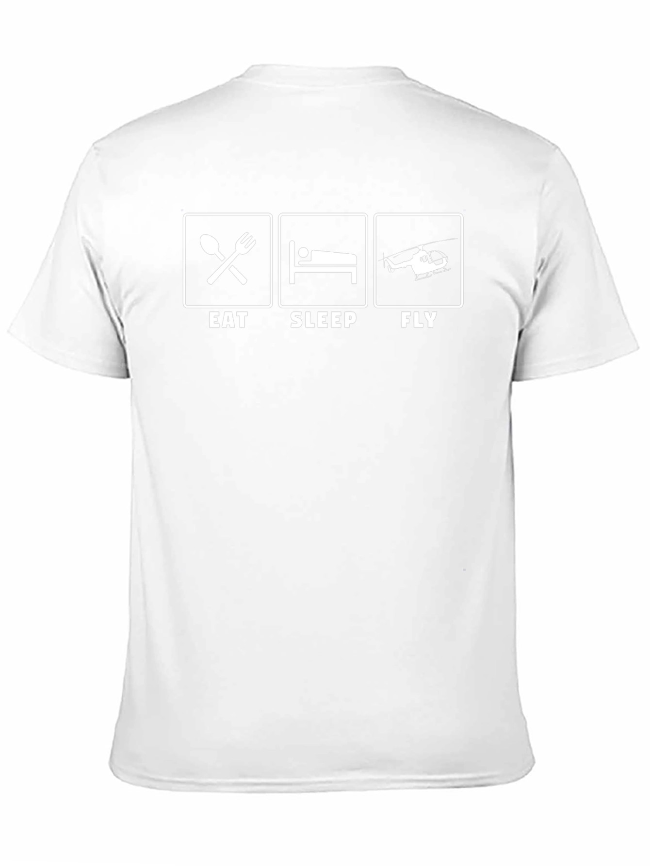 Eat Sleep Fly Helicopter Pilot T-Shirt