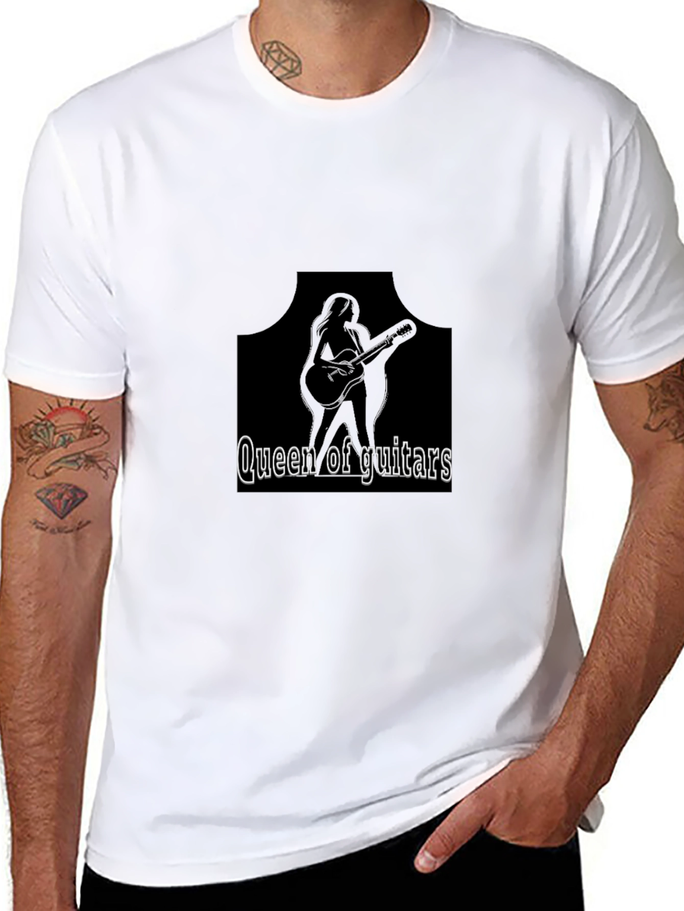 Queen of Guitars Black T-Shirt