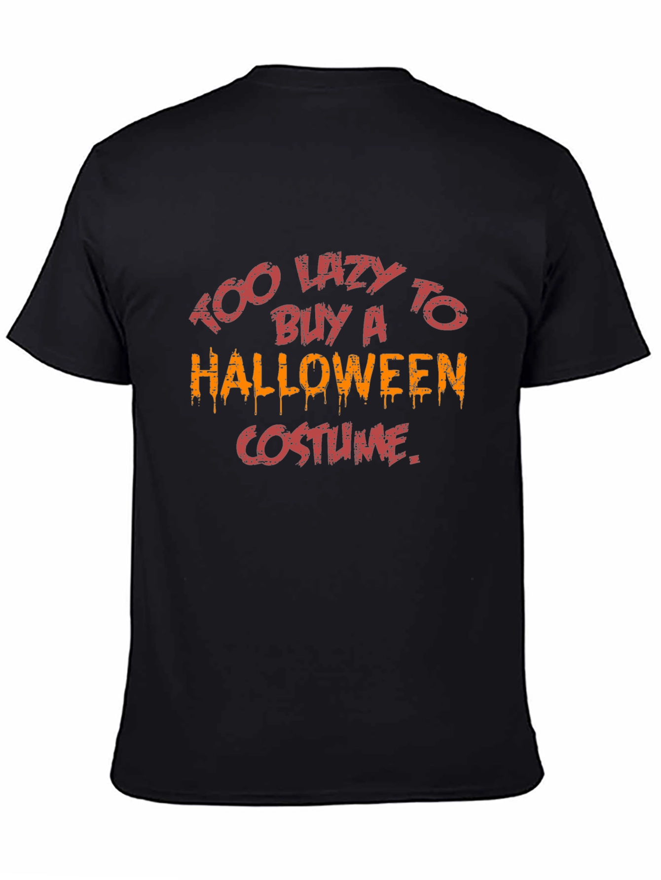Too Lazy Halloween Costume T-Shirt