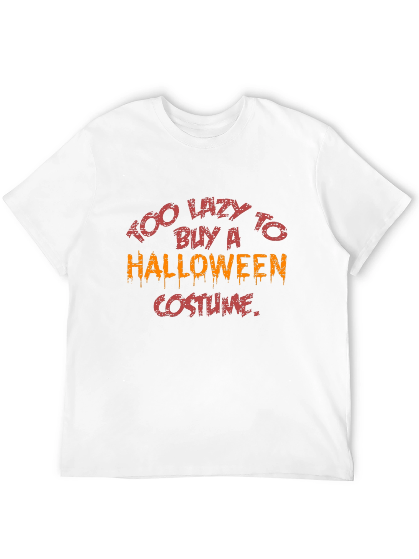 Too Lazy Halloween Costume T-Shirt