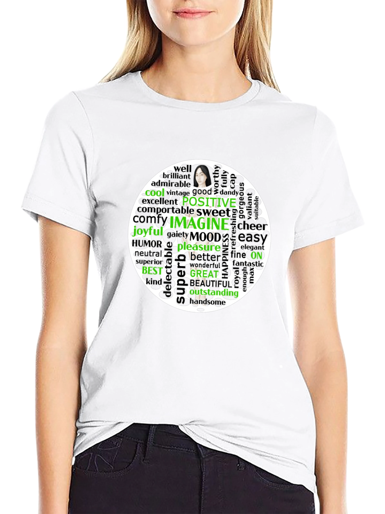 Word Art Graphic Tee