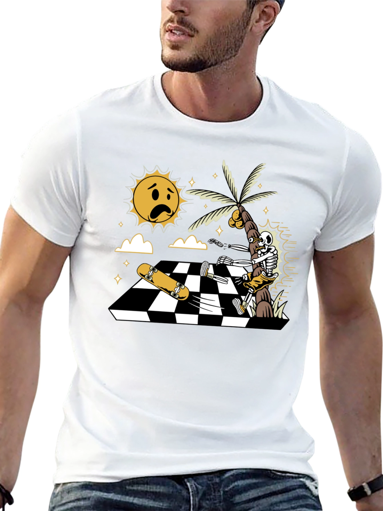 Skateboarding Skeleton T-Shirt
