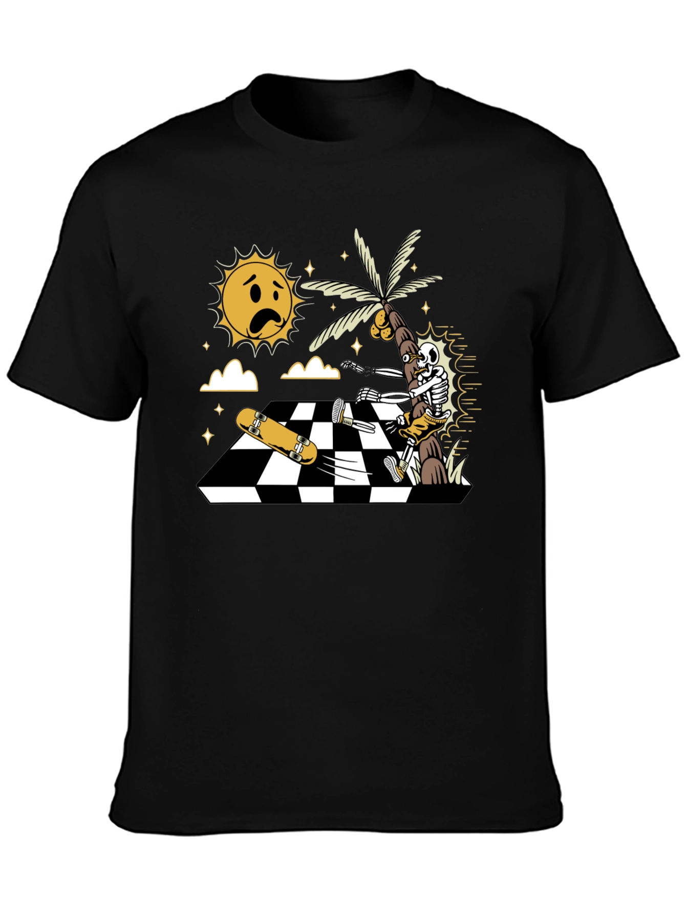Skateboarding Skeleton T-Shirt