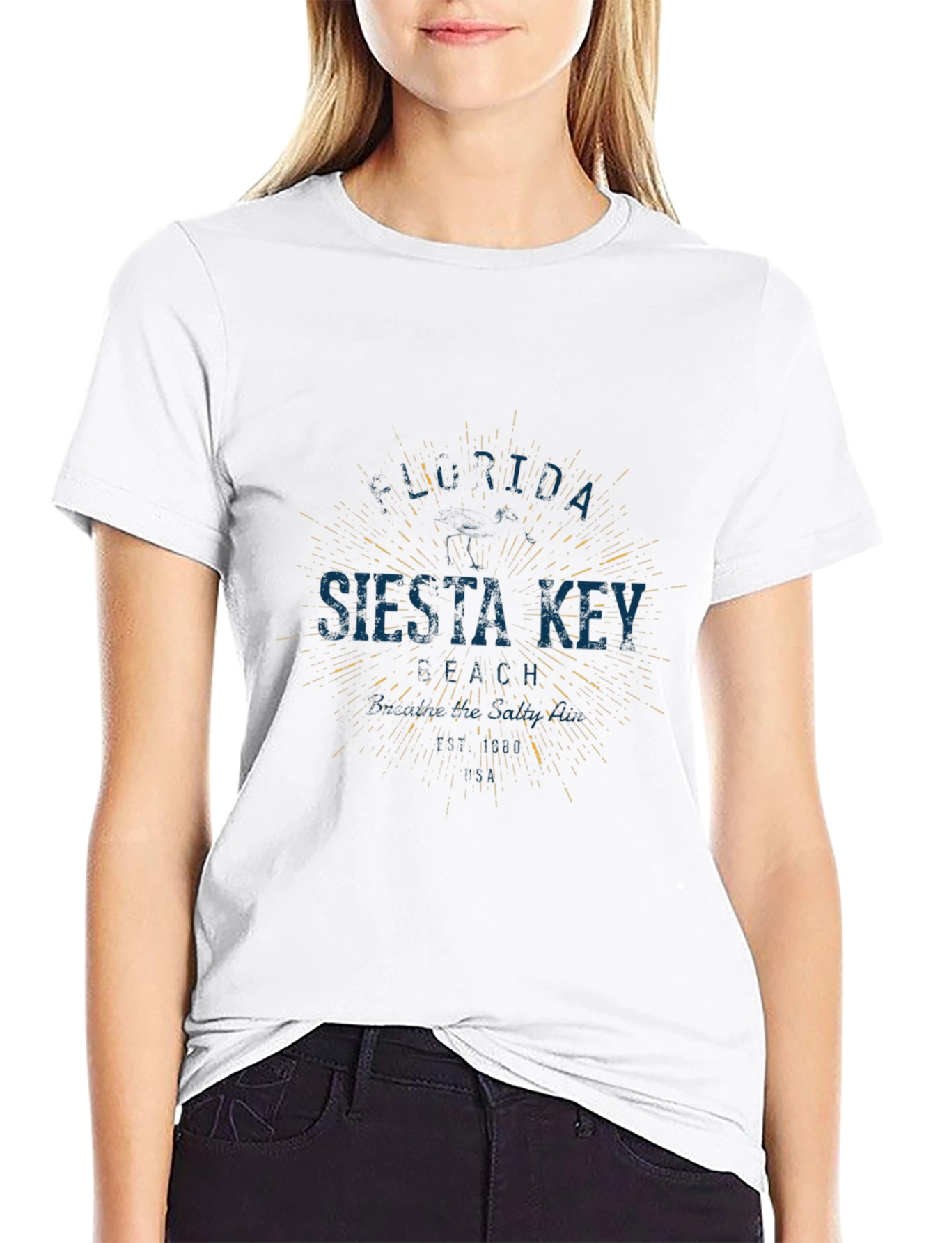 Siesta Key T-Shirt - Retro Style Graphic Tee