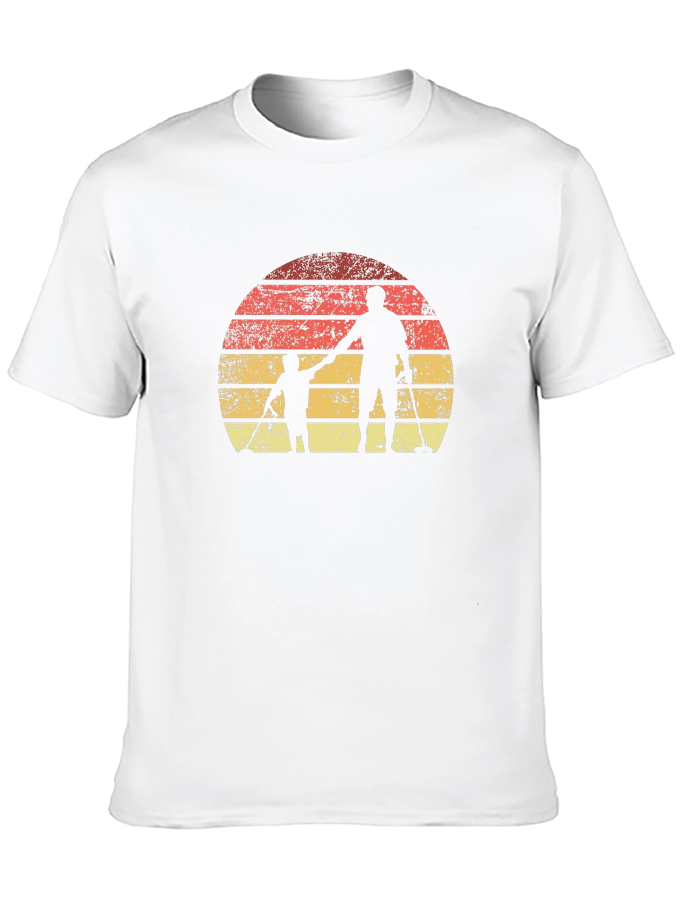 Father & Son Metal Detecting Sunset T-Shirt
