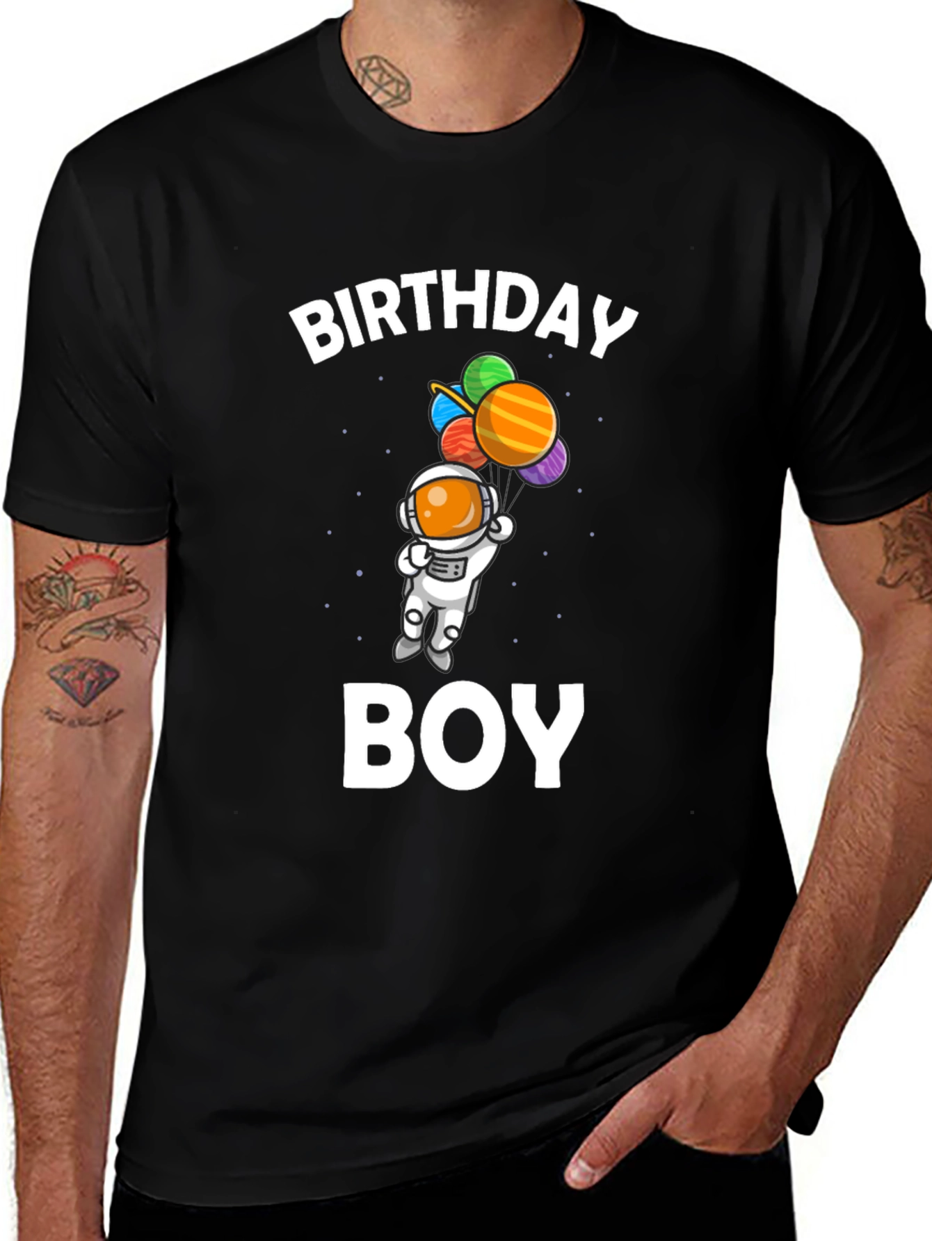 Birthday Boy Astronaut T-Shirt - Space Theme
