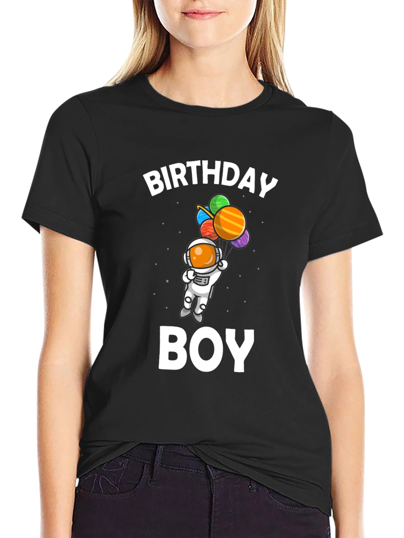 Birthday Boy Astronaut T-Shirt - Space Theme