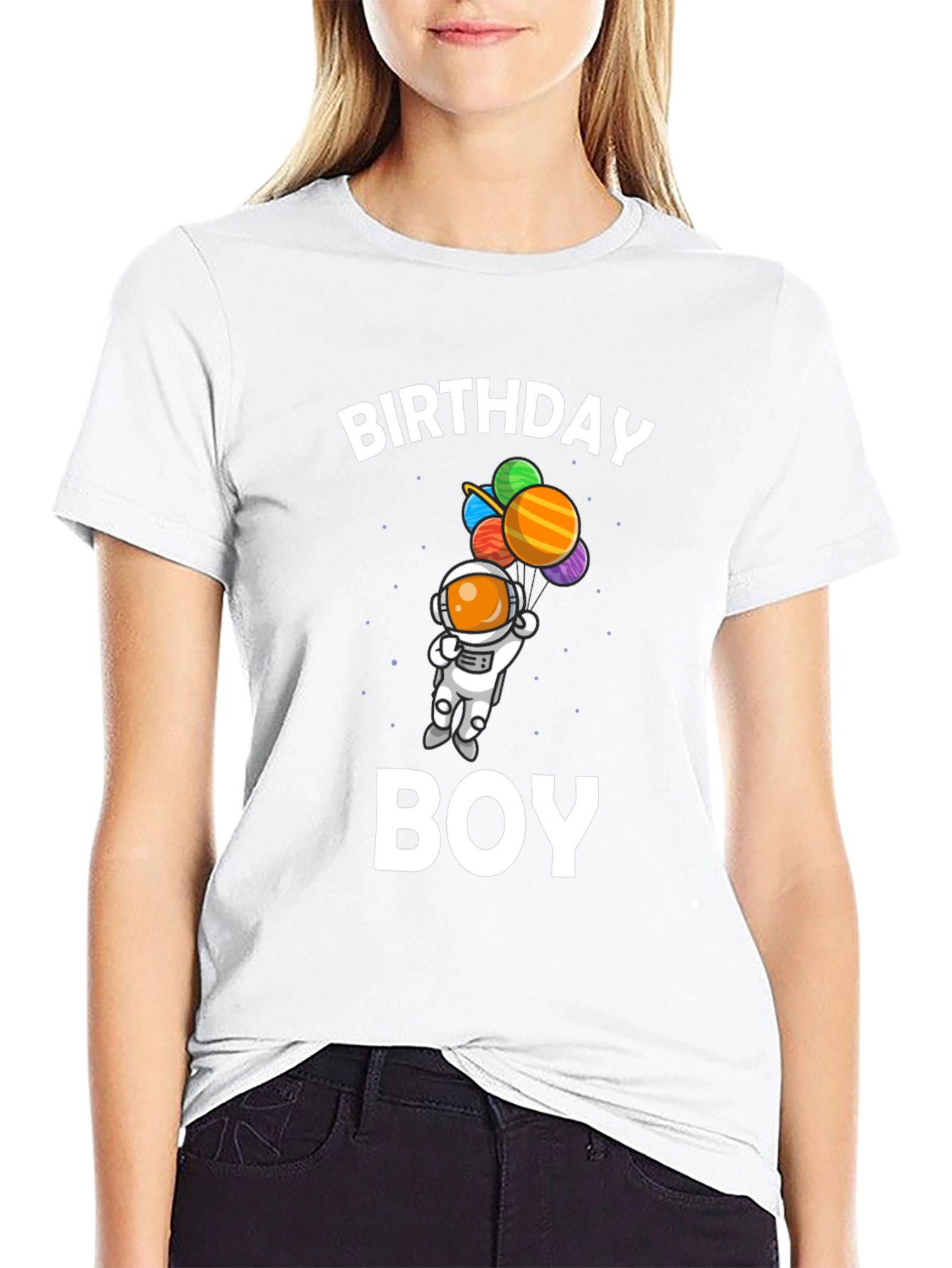 Birthday Boy Astronaut T-Shirt - Space Theme