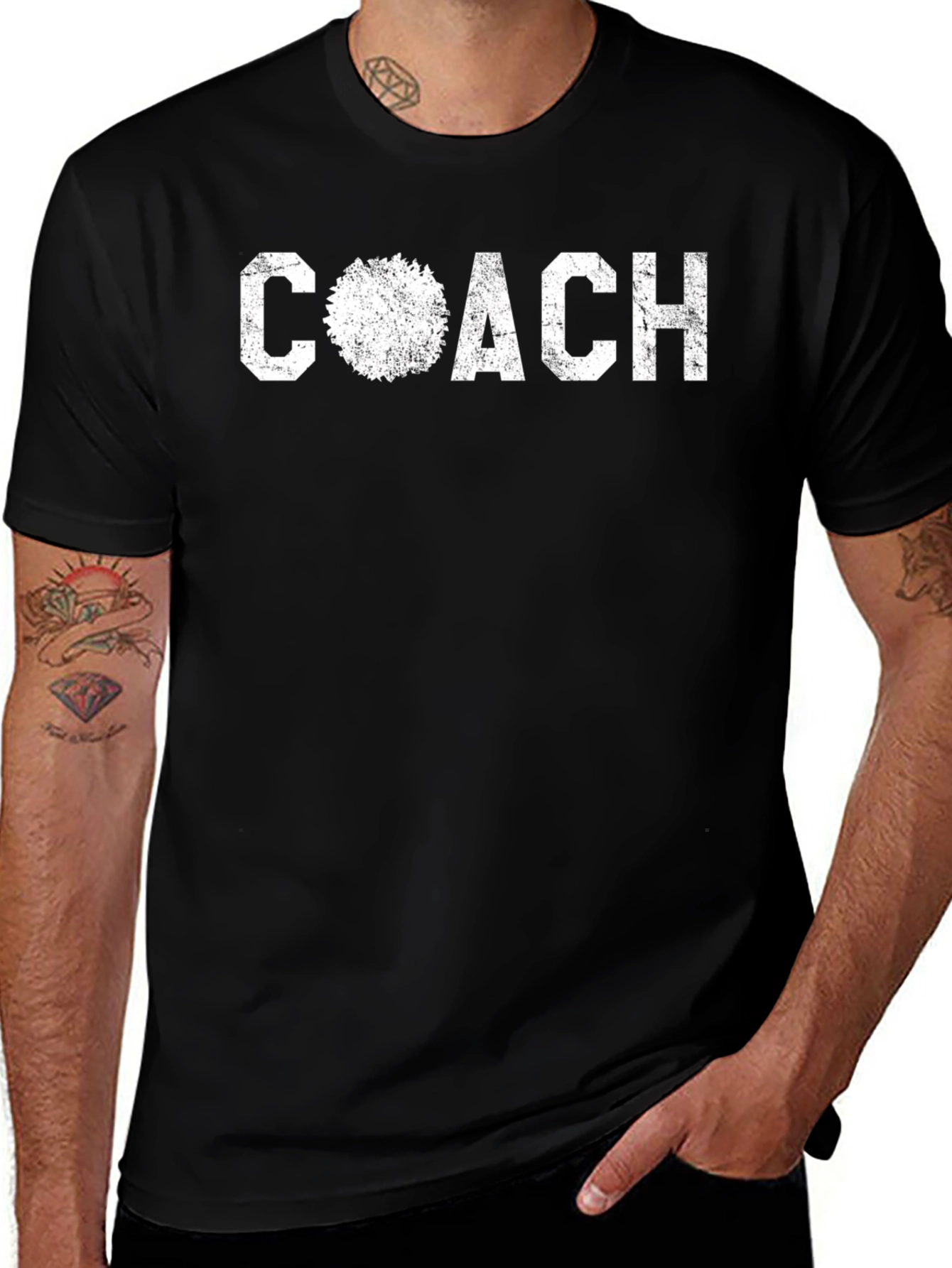 Coach T-Shirt - Distressed Graphic Tee
