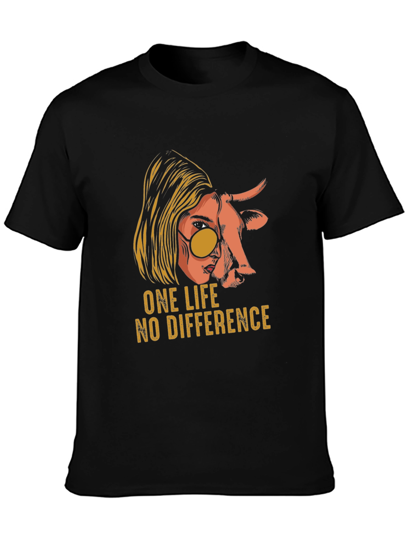 One Life No Difference Graphic T-Shirt