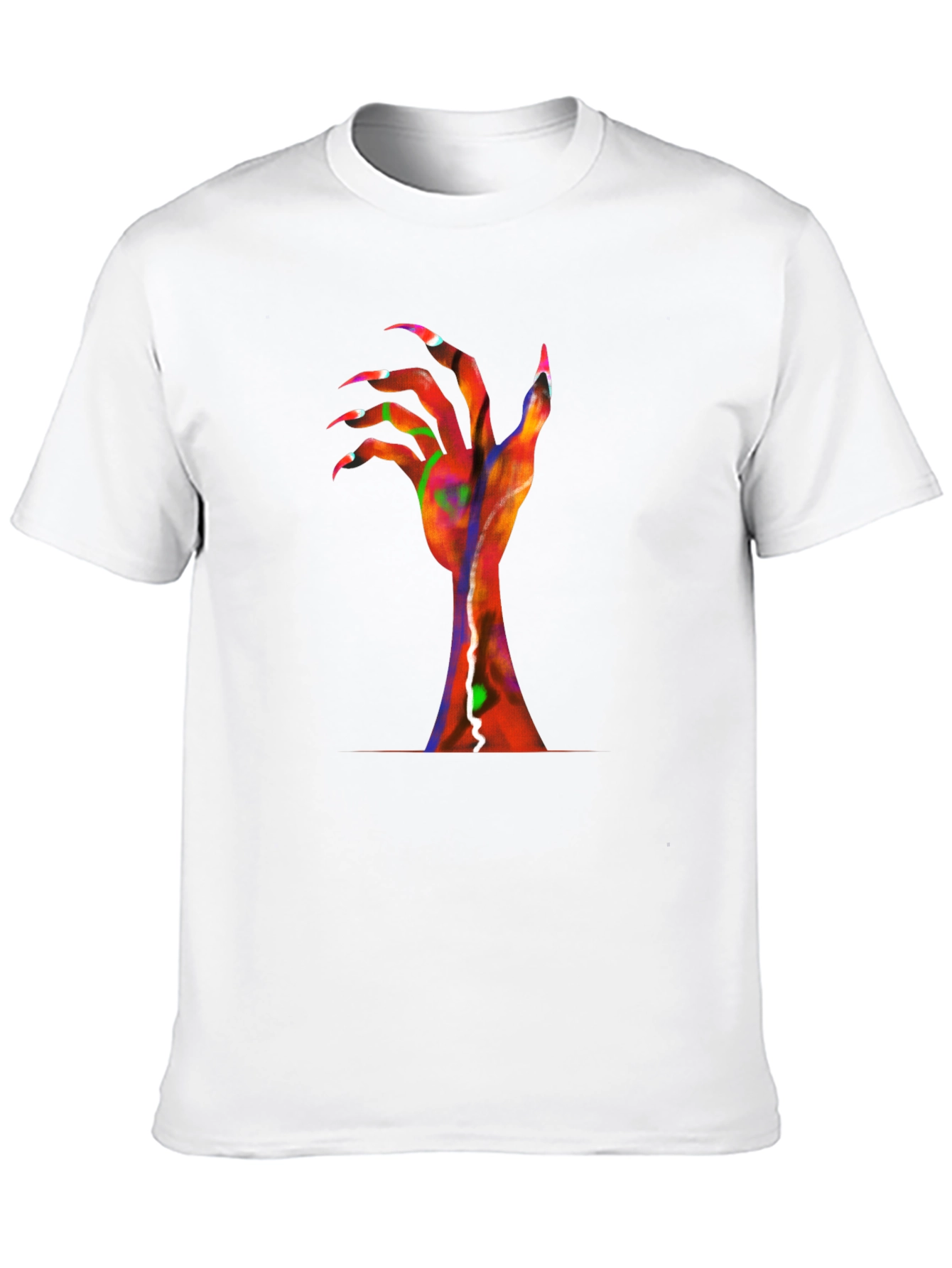 Vibrant Hand Graphic Tee