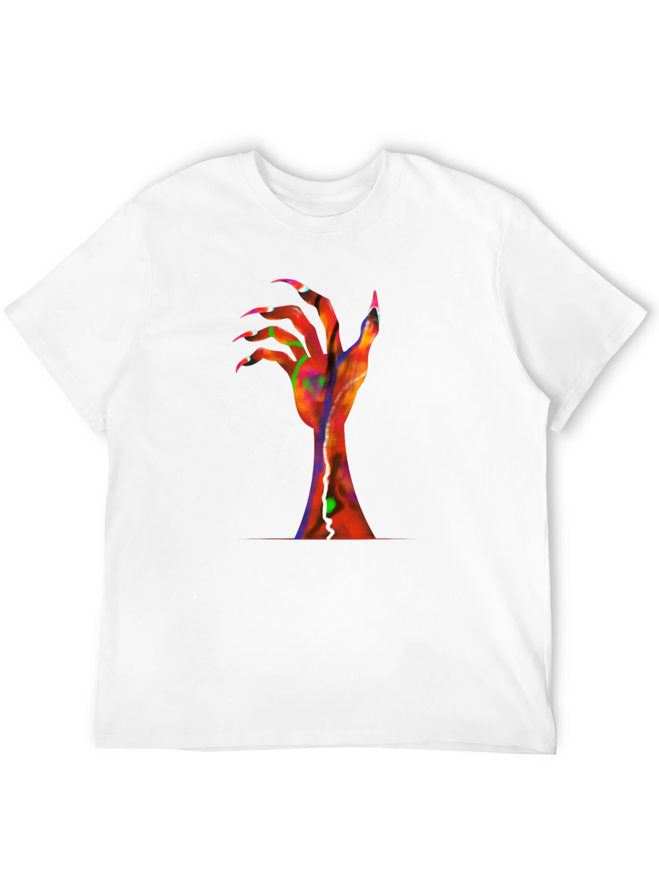 Vibrant Hand Graphic Tee