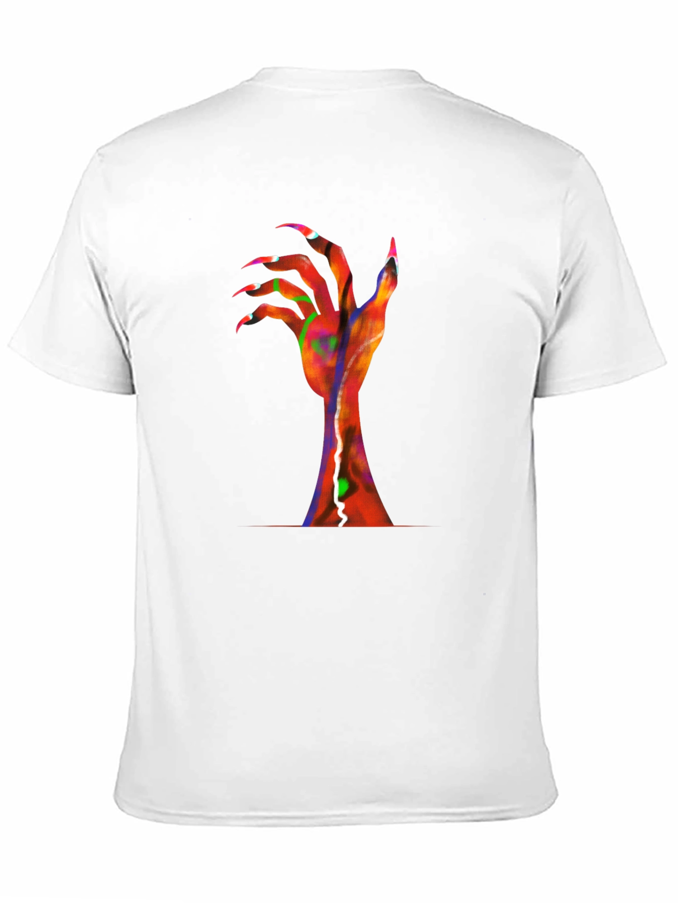 Vibrant Hand Graphic Tee