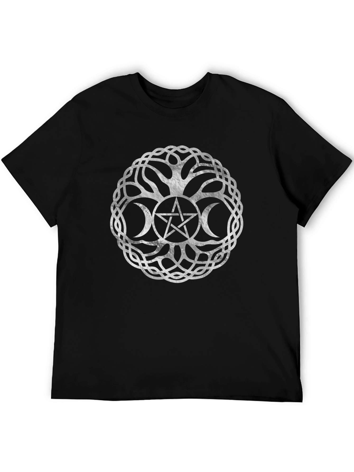 Wiccan Triple Moon Goddess Tree of Life T-Shirt