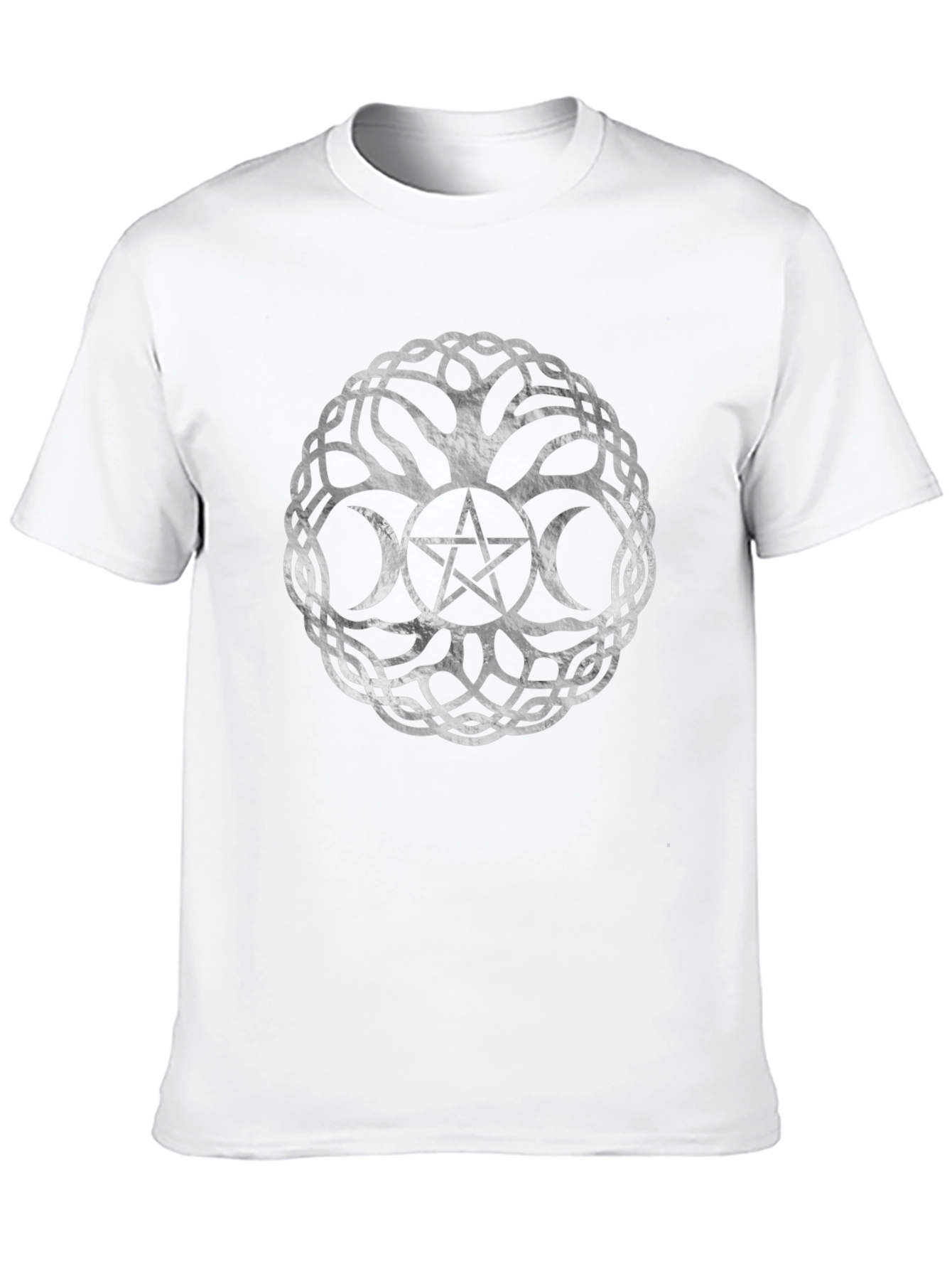 Wiccan Triple Moon Goddess Tree of Life T-Shirt