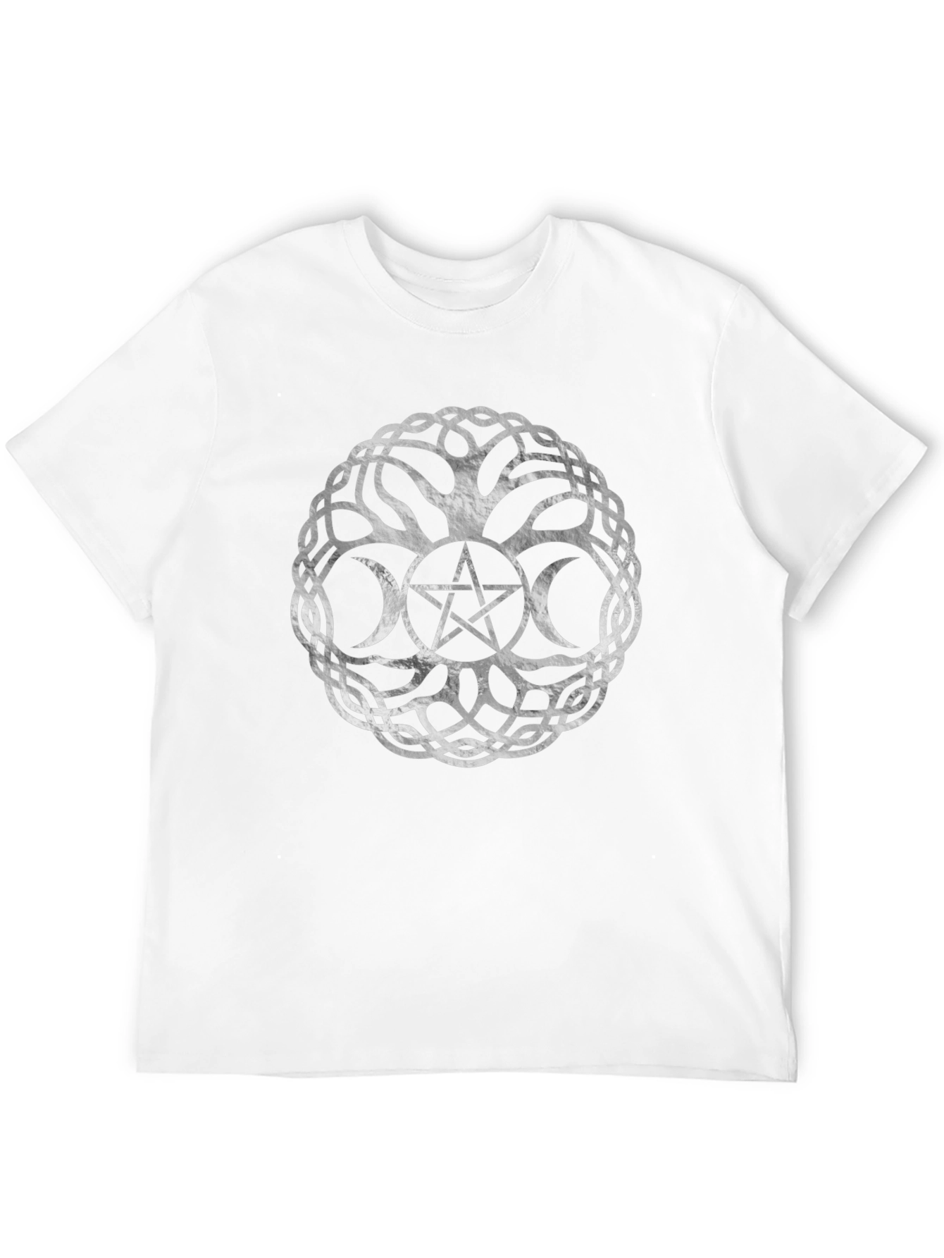 Wiccan Triple Moon Goddess Tree of Life T-Shirt