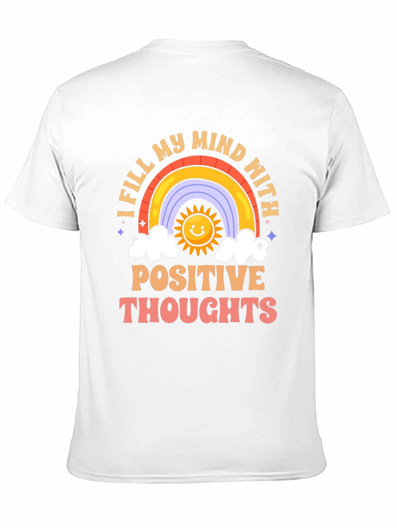 Positive Thoughts Rainbow T-Shirt