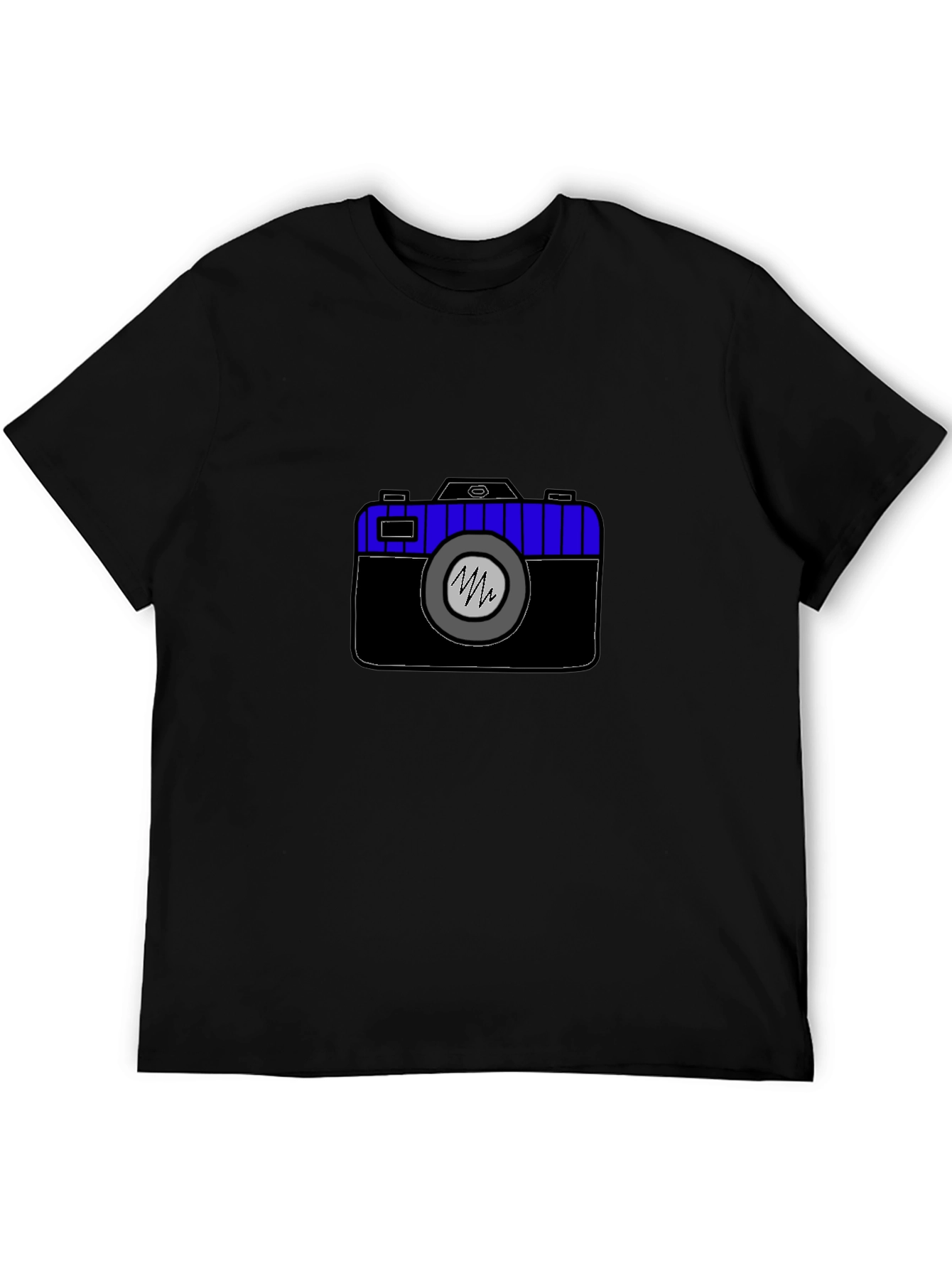 Camera Graphic Tee - Black Unisex T-Shirt