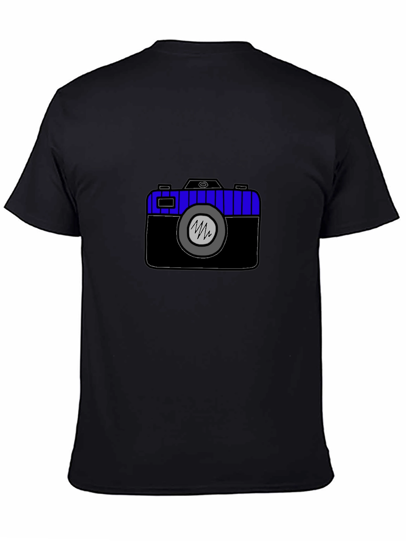 Camera Graphic Tee - Black Unisex T-Shirt