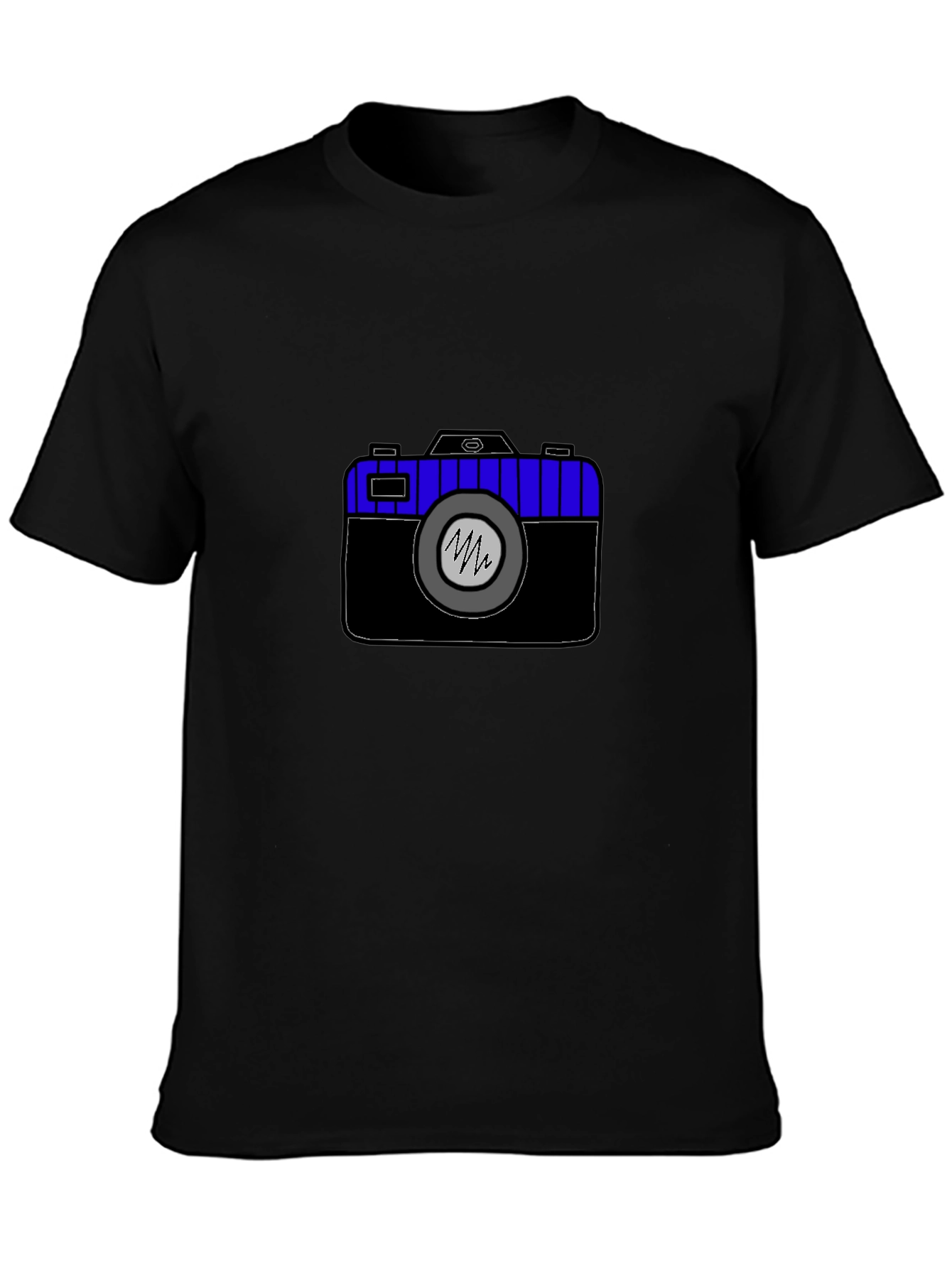 Camera Graphic Tee - Black Unisex T-Shirt