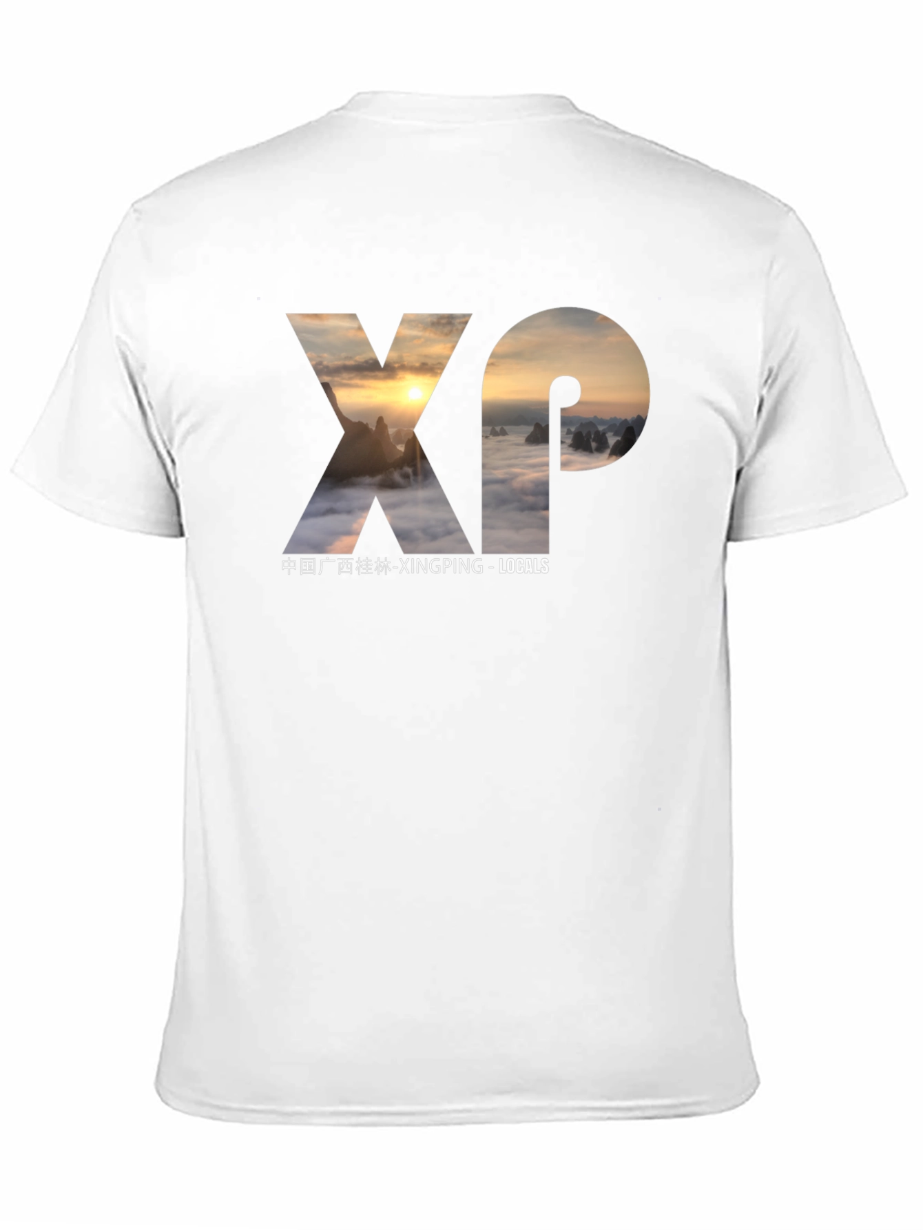 XP Xingping Locals Black Graphic Tee