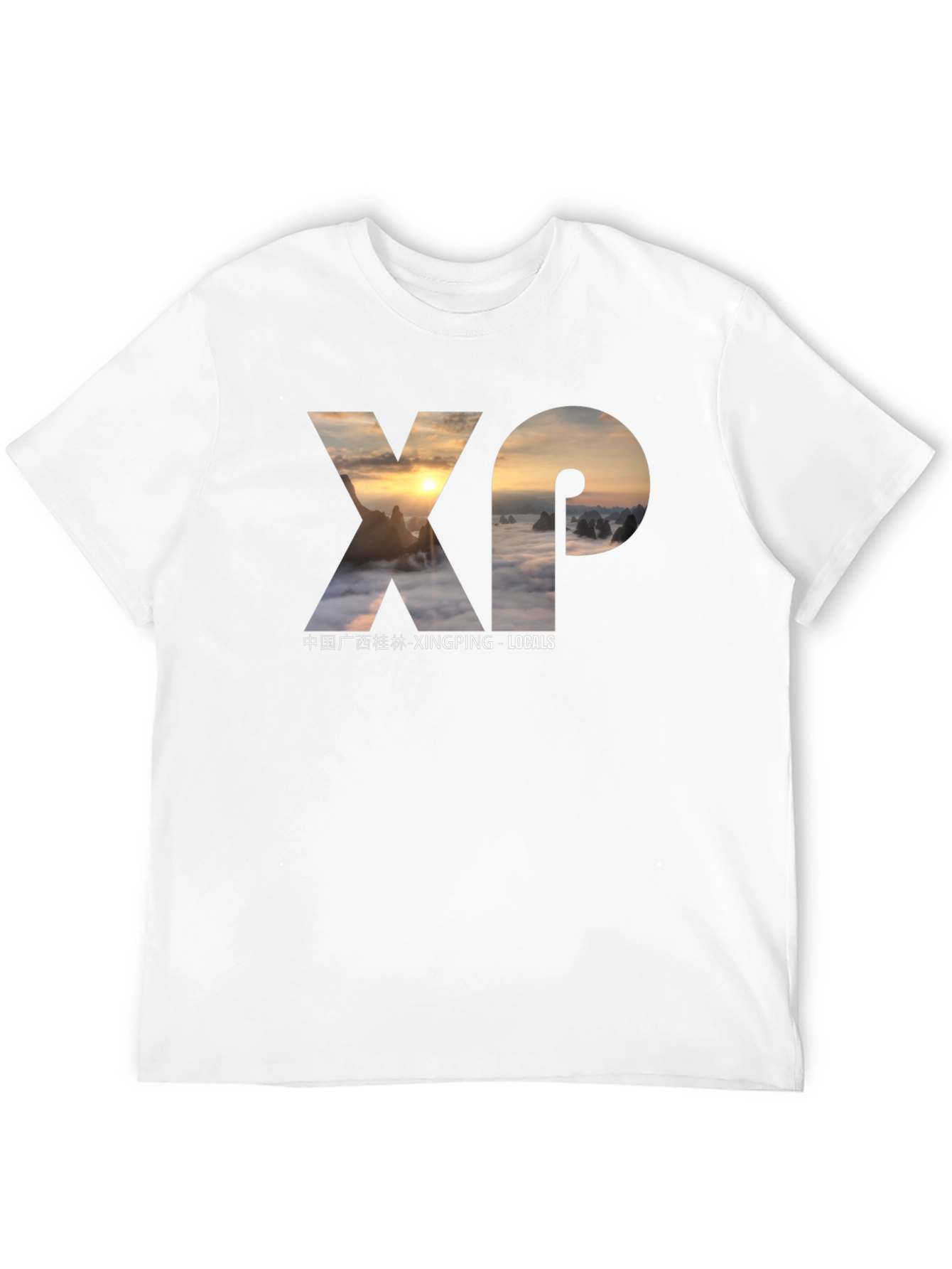 XP Xingping Locals Black Graphic Tee