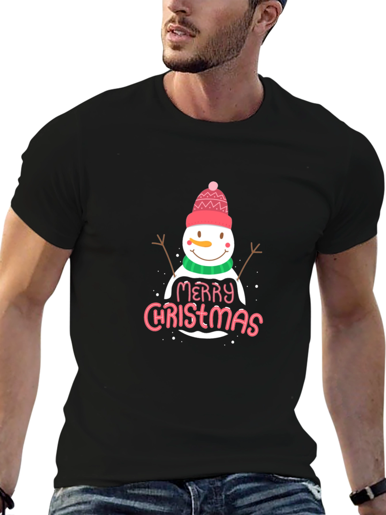 Merry Christmas Snowman T-Shirt