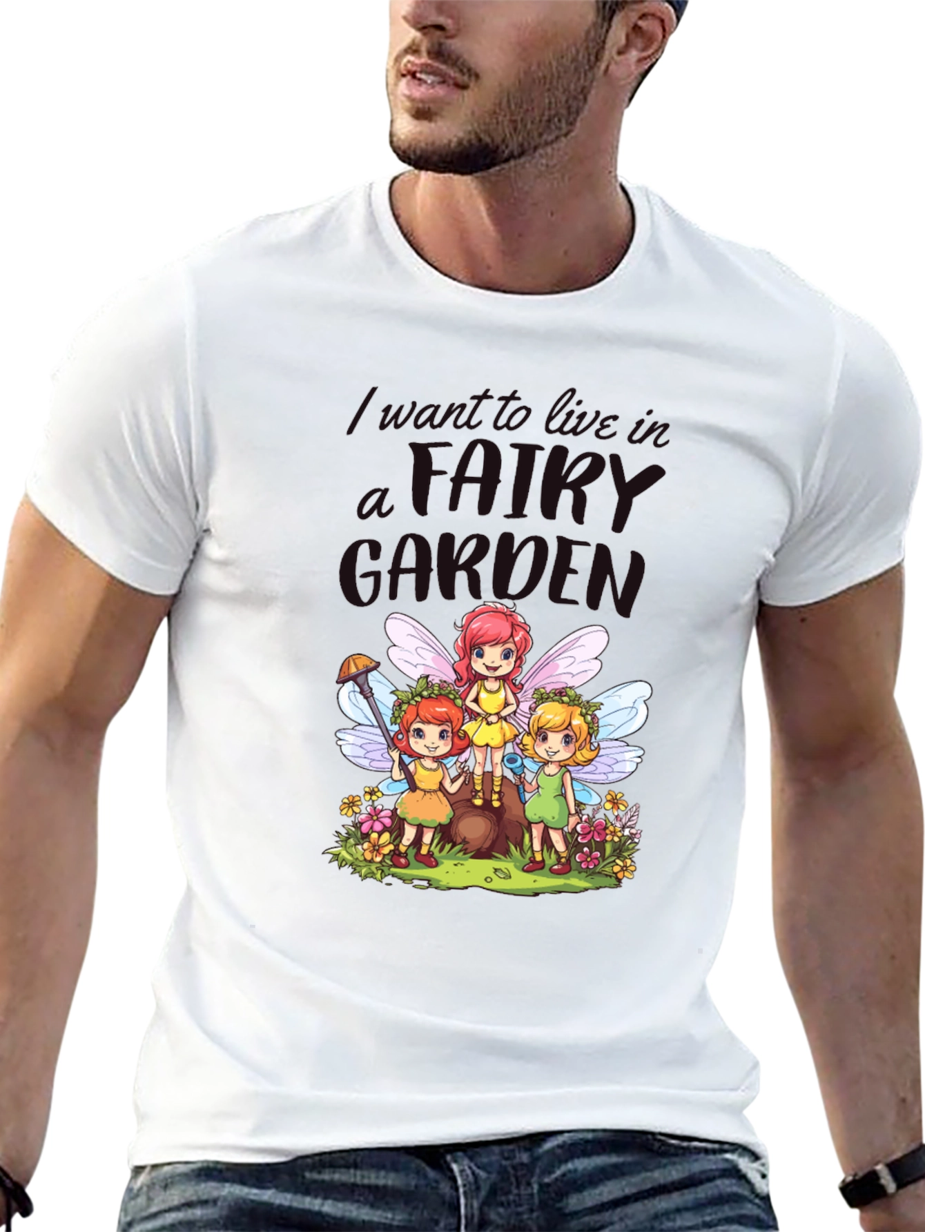 Fairy Garden T-Shirt - Whimsical Cute Design