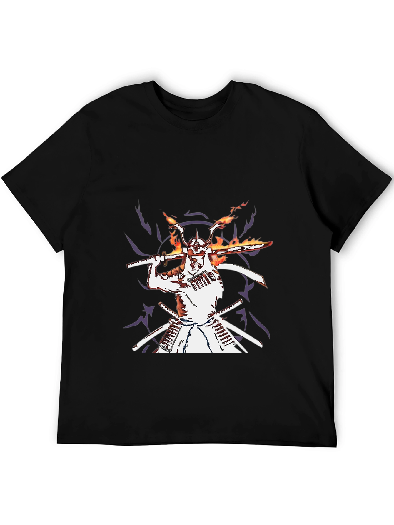 Samurai Graphic Black T-Shirt