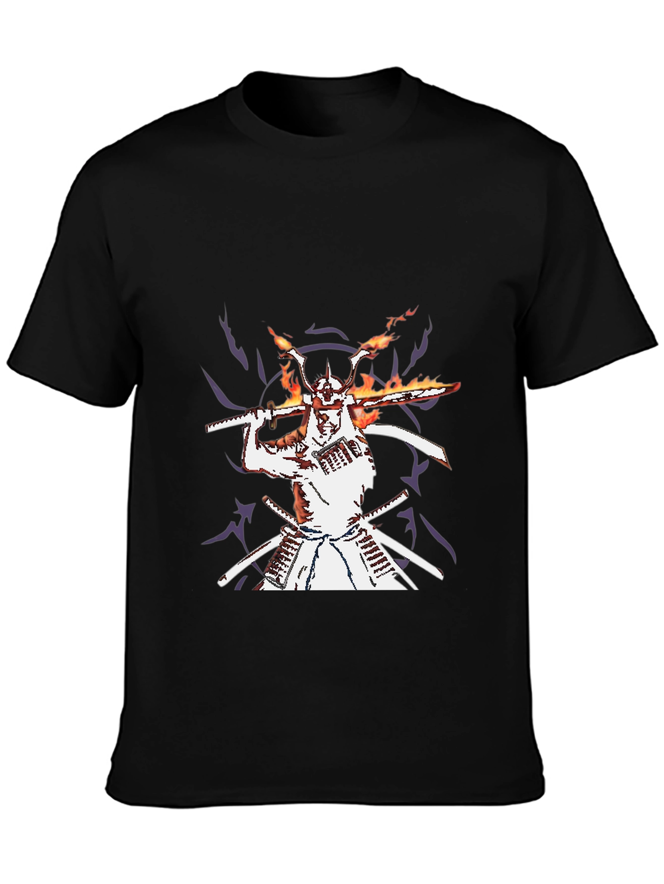 Samurai Graphic Black T-Shirt