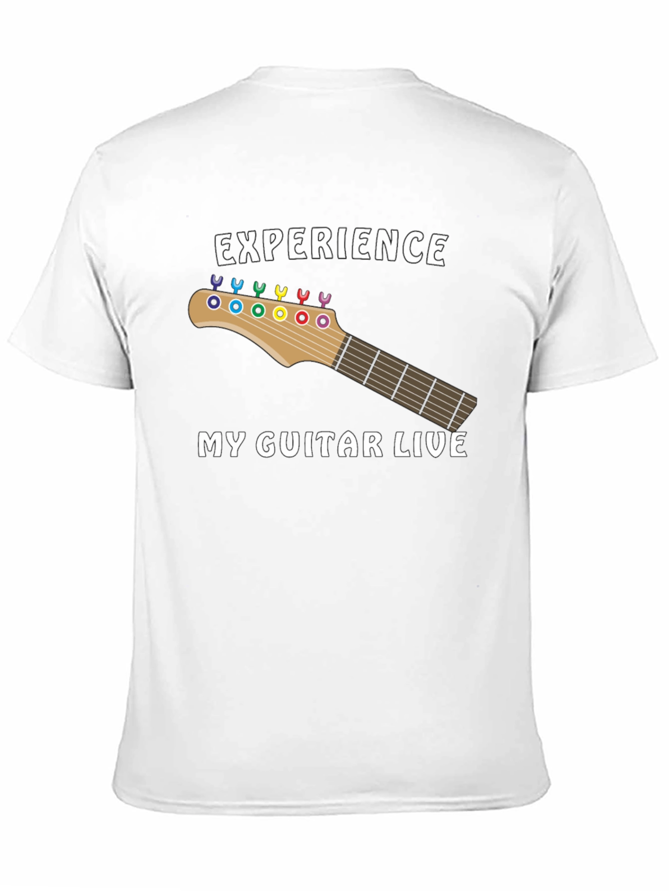 Experience My Guitar Live T-Shirt - Musician Tee