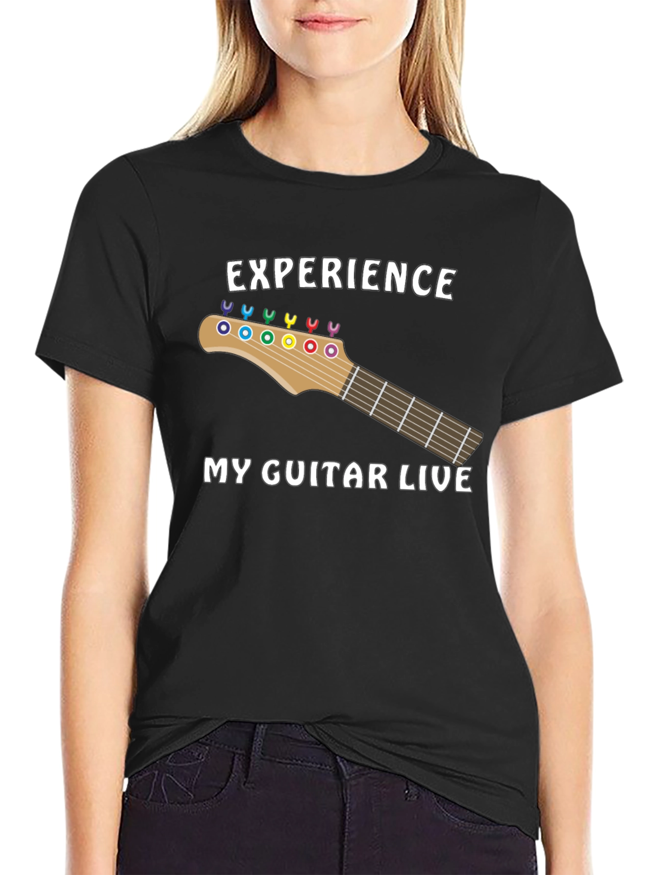 Experience My Guitar Live T-Shirt - Musician Tee